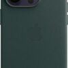 Apple Leder Case mit MagSafe für iPhone 14 Pro waldgrün