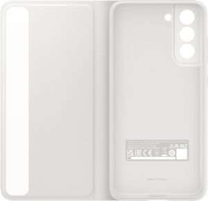 Samsung Clear View Cover für Galaxy S21 FE 5G weiß