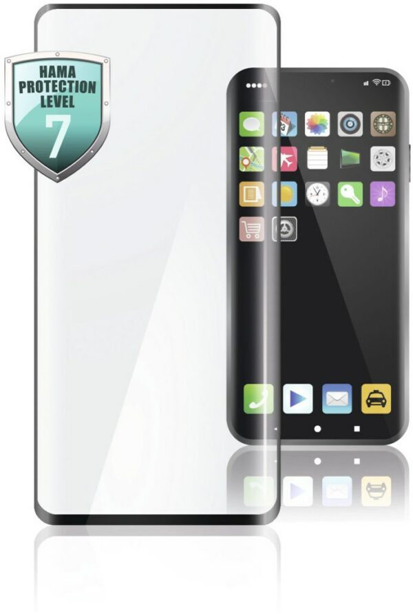 Hama Fullscreen Schutzglass für LG K42 transparent/schwarz