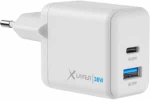 XLayer Universal Powercharger (38W) Ladegerät weiss