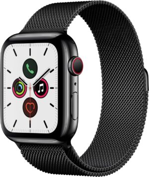 Apple Watch Series 5 (44mm) GPS+4G mit Milanaise-Armband spaceschwarz