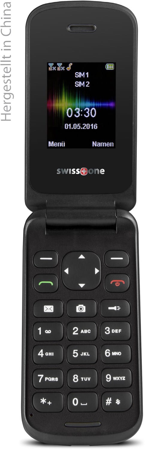 Swisstone SC 330 Klapphandy schwarz