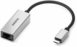 Marmitek Connect USB-C > Ethernet Adapter silber