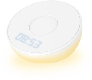 XLayer Wireless Charging Clock Light weiß