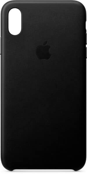 Apple Leder Case für iPhone XS Max schwarz