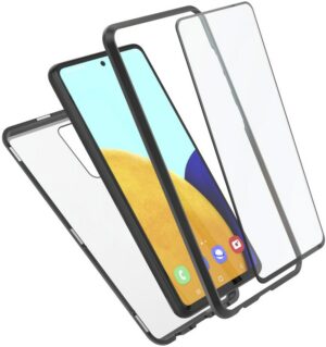 Hama Cover Magnetic+Glas+Displayglas für Galaxy A52 (5G) schwarz/transparent