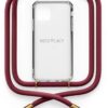 Necklacy Necklace Case für iPhone 12 mini berry