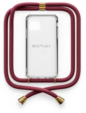 Necklacy Necklace Case für iPhone 12 mini berry