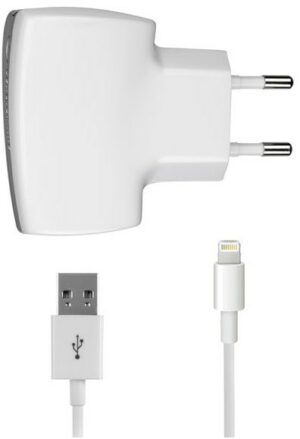 Cellular Line USB Ladegerät (5W) weiß inkl. USB > Lightning Kabel
