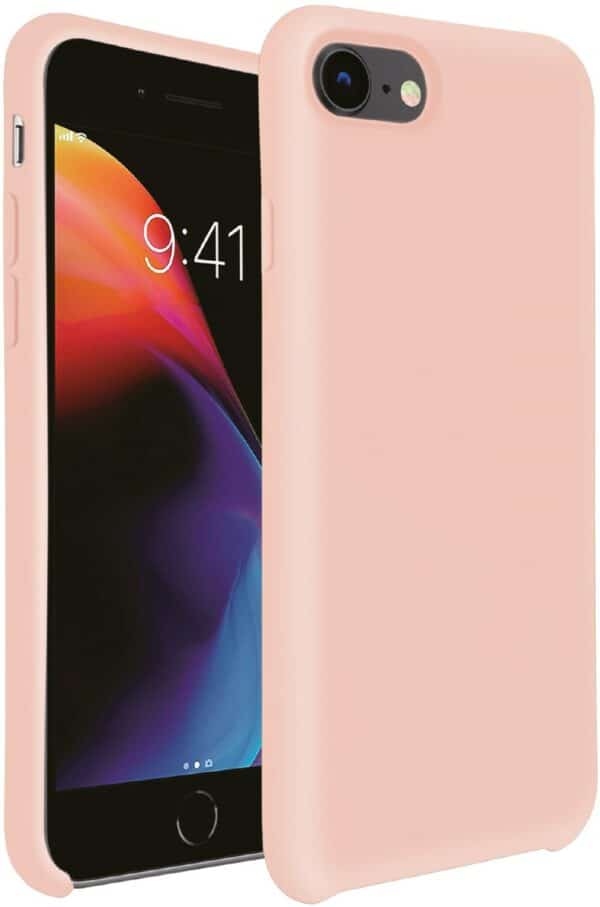 Vivanco Silikonschutzhülle für iPhone SE (2020) pink