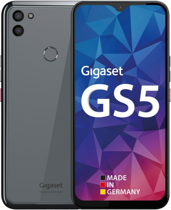 Gigaset GS5 Smartphone dark titanium grey