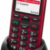 Tiptel Ergophone 6382 Seniorenhandy rot