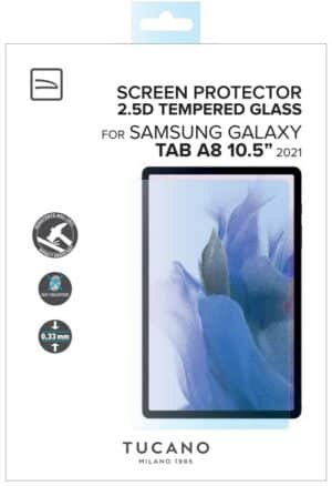 Tucano Displayschutzglas für Galaxy Tab A8 transparent