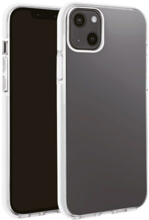 Vivanco Rock Solid Cover für iPhone 13 transparent/weiß