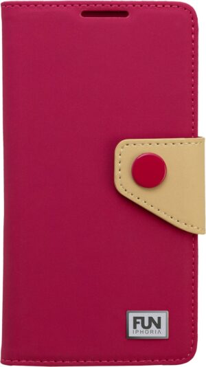 Iphoria Fun Trend Book Case Handy-Klapptasche magenta