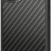 Black Rock Cover Robust Real Carbon für iPhone 13 Mini schwarz