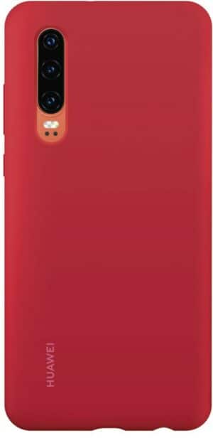 Huawei Silicone Case für Huawei P30 Bright Red