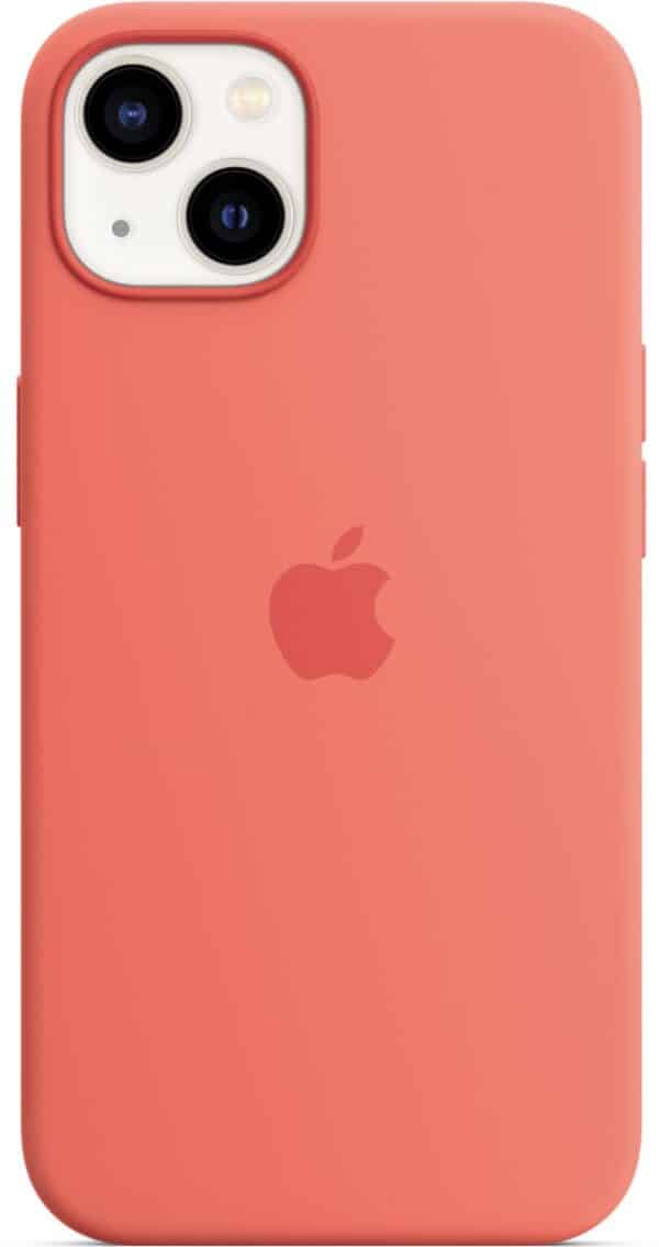 Apple Silikon Case mit MagSafe für iPhone 13 pink pomelo