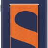 Samsung Silicone Cover mit Strap für Galaxy S21 FE 5G navy