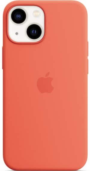 Apple Silikon Case mit MagSafe für iPhone 13 mini nektarine