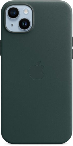 Apple Leder Case mit MagSafe für iPhone 14 Plus waldgrün
