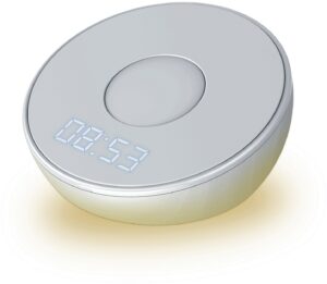 XLayer Wireless Charging Clock Light anthrazit