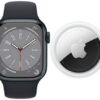 Apple Watch Series 8 (41mm)+AirTag Smartwatch mitternacht