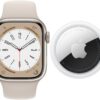 Apple Watch Series 8 (41mm)+AirTag Smartwatch polarstern