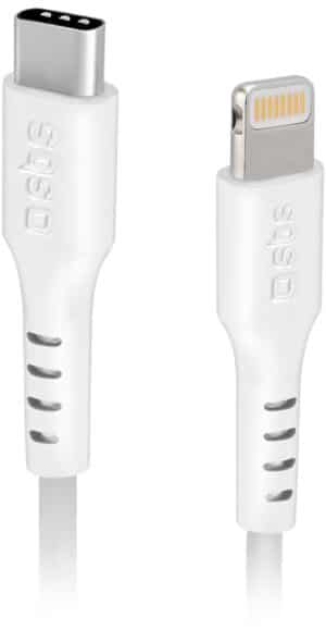 sbs USB Type-C > Lightning Kabel (1m) weiß