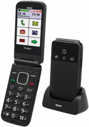 Tiptel Ergophone 6370 pro Seniorenhandy schwarz