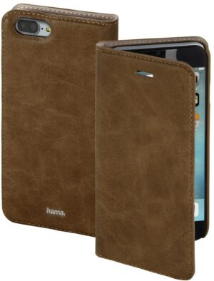 Hama Booklet Guard Case Schutz-/Design-Cover für iPhone 7 Plus braun