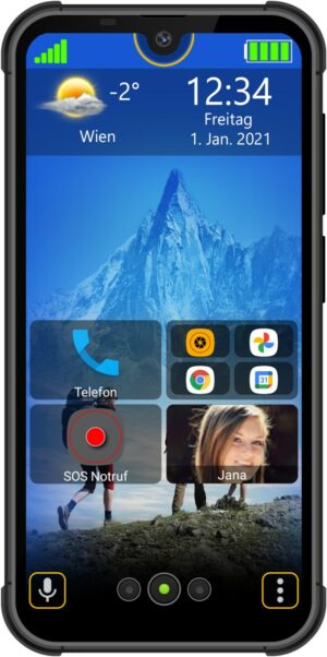 Bea-fon MX1 Smartphone schwarz/grau