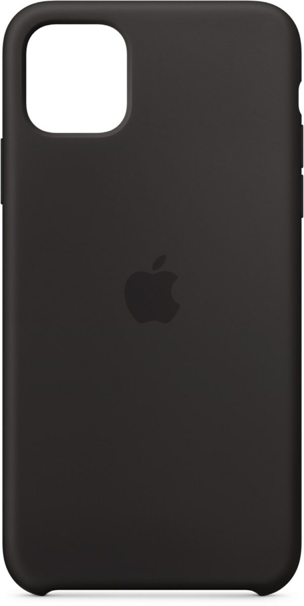 Apple Silikon Case für iPhone 11 Pro Max schwarz