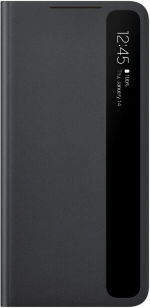 Samsung Clear View Cover für Galaxy S21+ 5G schwarz