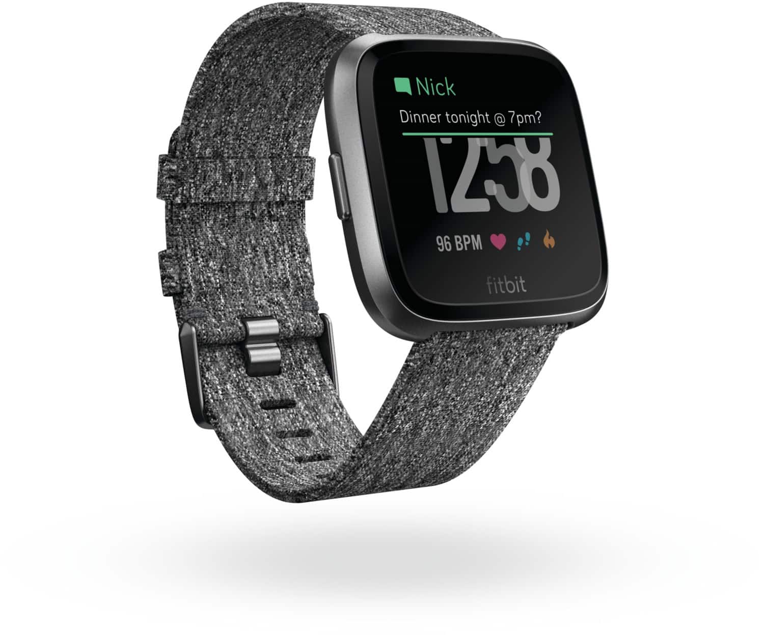 Fitbit Versa Special Edition Smartwatch dunkelgrau/graphitgrau