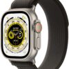 Apple Watch Ultra (49mm) GPS+4G Smartwatch Titan mit Trail Loop Armband (M/L) schwarz/grau