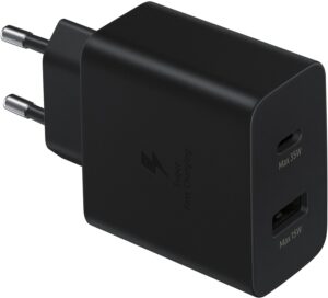 Samsung Schnellladeadapter Duo (35W) USB-Ladegerät schwarz