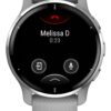 Garmin Venu 2 Plus Smartwatch hellgrau/silber