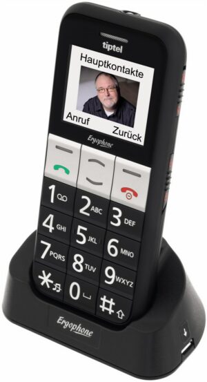 Tiptel Ergophone 6170 Seniorenhandy schwarz