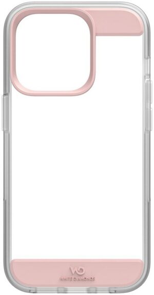 White Diamonds Air Protection Cover für iPhone 14 Pro rosa