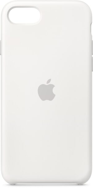 Apple Silikon Case für iPhone SE weiß