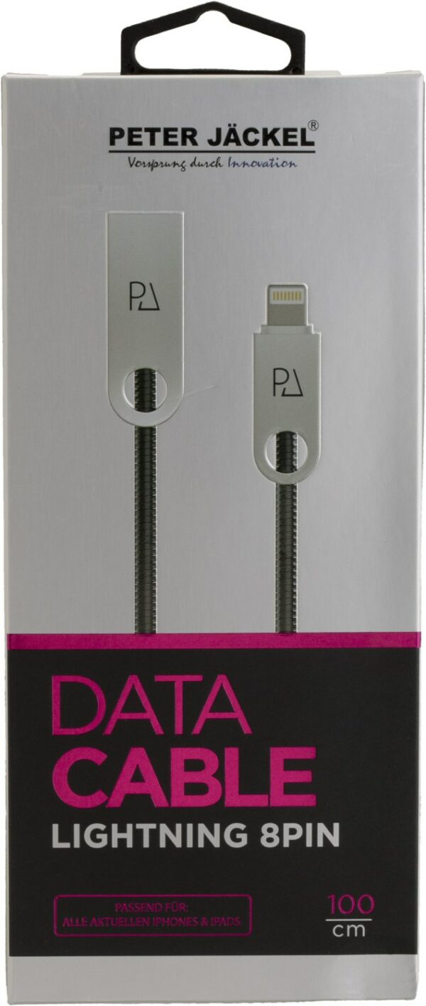 Peter Jäckel Metal High End USB-Lightning-Kabel anthrazit