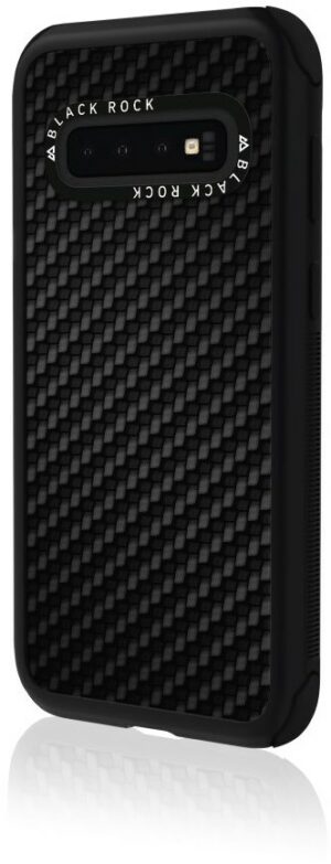 Black Rock Cover Robust Real Carbon für Galaxy S10+ schwarz
