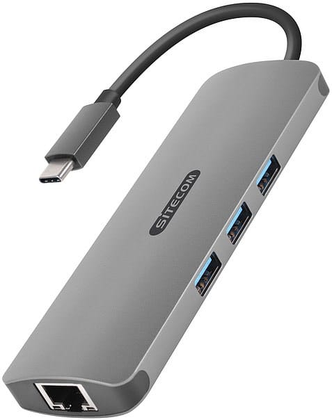 Sitecom USB-C Multi Adapter inkl. USB-C Power Delivery
