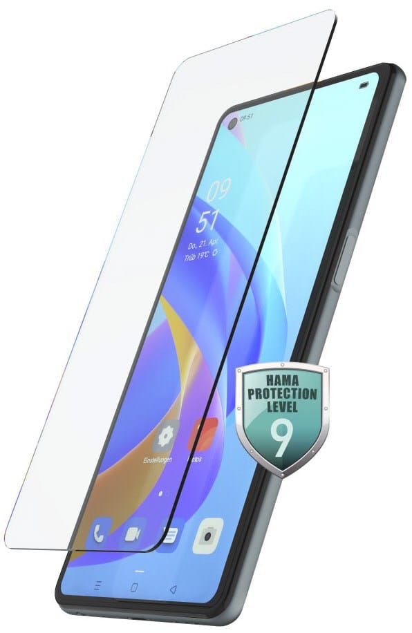 Hama Premium Crystal Glass für Oppo A77 5G transparent