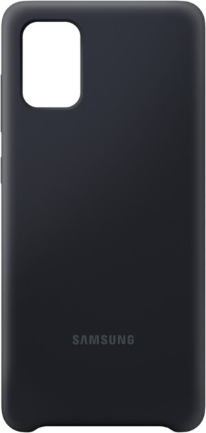 Samsung Silicone Cover für Galaxy A71 schwarz